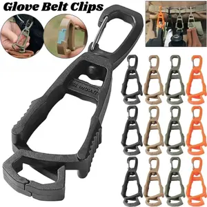 Outdoor Protective Gloves Clip Hanger Multi-purpose Safety Work Gloves Holder Anti-drop Glove Belt Clamp for Worker Construction