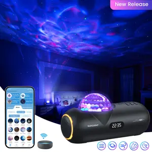 Glocusent Sleeping Pod Starry Lamp,Star Projector & White Noise Sound Machine with 60 Soothing Sounds for Deep Sleep, Galaxy Projector with HiFi Quality Bluetooth Speaker for Bedroom