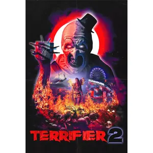 2022 Terrifier 2 Movie Poster Art The Clown Halloween Killer Clown