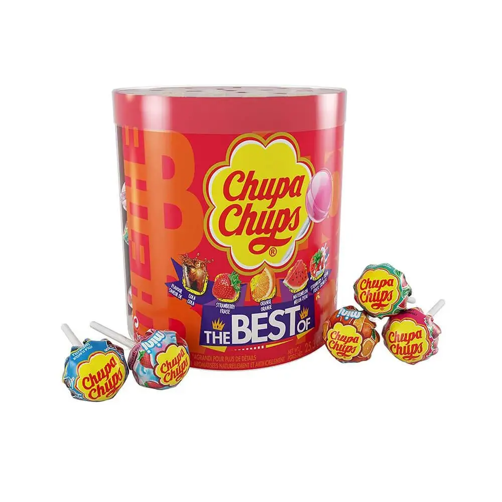 Chupa Chups 'Best of' Lollipops: 60-Piece Tub - TikTok Shop