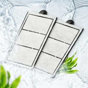 VEVOR Aquarium Filter Cotton, 8 PCS Fish Tank Replacement Filter Cartridges for 2.5/3.5 Gal, Fishbowl Accessories with Multi-Layer Filtration Easy Installation, for MN-200 and MN-280 Models