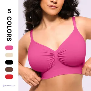Shapellx ZeroFeel Wireless Bra – Wide Band & Cross-Back Support Live
