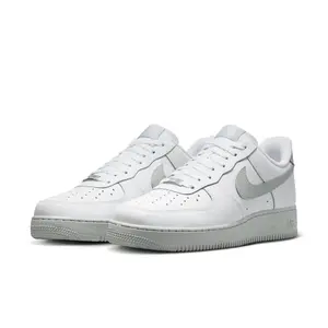 Men's Nike Air Force 1 Low "Summit White/Strata Grey" FJ4146-128 Fashion Athletic Sneaker Summer Shoes