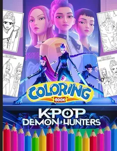 COLORING BOOK FOR CHILDREN K-POP