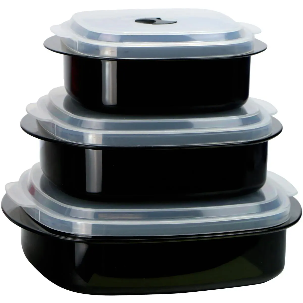 Microwave Cookware Set Black