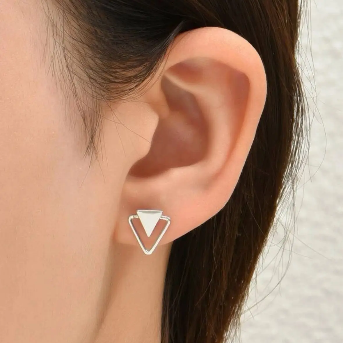 Triangle Stud Earrings