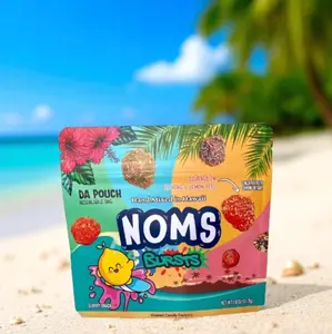 Hawaii Candy Factory | Noms Gushers - Da Pouch | Li Hing Lemon Peel Bursts 1.8oz