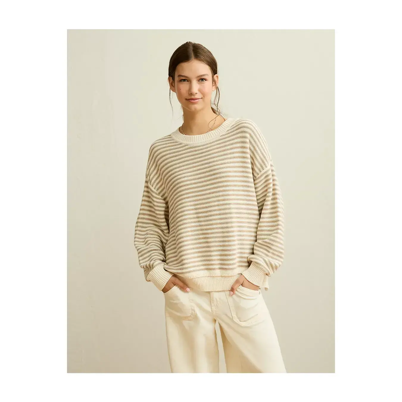 AE Oversized Crew Neck Sweater