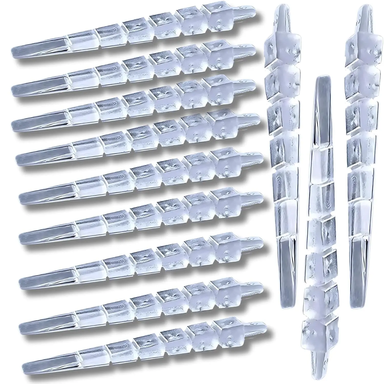 Tweekers Transparent Shims – Invisible Precision Leveling Wedges for Cabinets, Baseboards, Countertops & Toilets – Professional Finish Carpentry Tool – Interior Home Install – 12 Pack