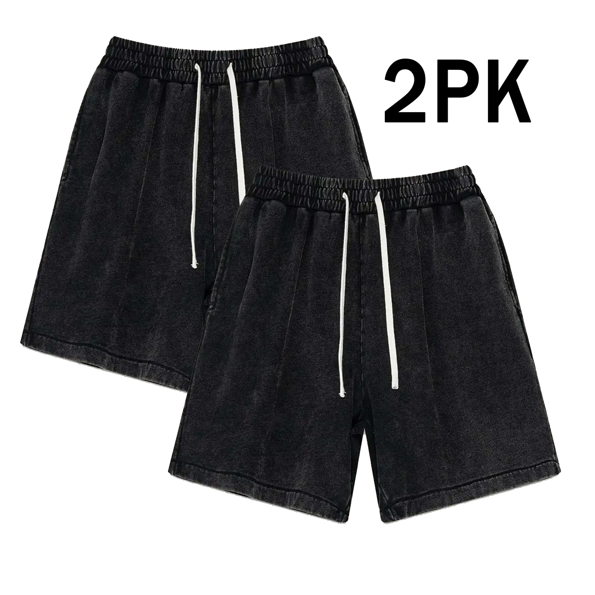 2PC black shorts