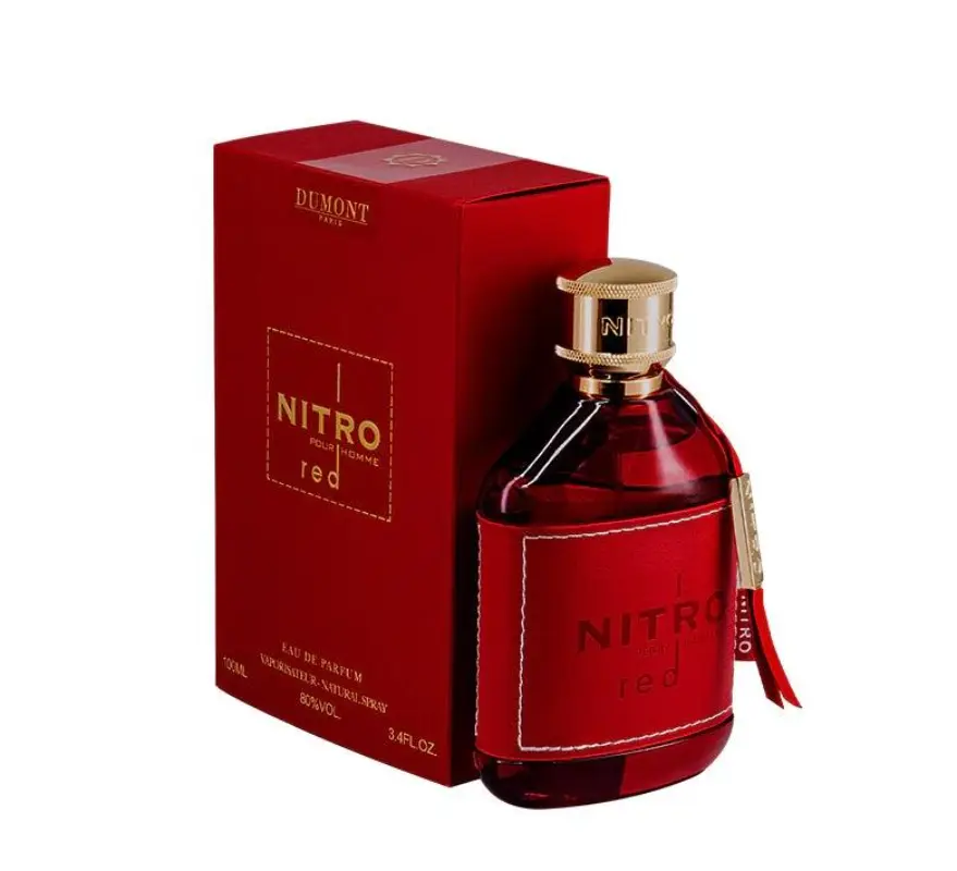 Nitro Red Pour Homme  Eau De Parfum 100ml  with Fruity Sweet and Woody Notes