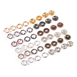 20sets(4pcs 1set) copper Prong Snap Buttons Metal Fasteners Press Stud For Romper Buckle Snap Baby Clothes DIY C3004