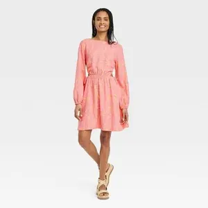 Women's Balloon Long Sleeve Mini A-Line Dress - Universal Thread