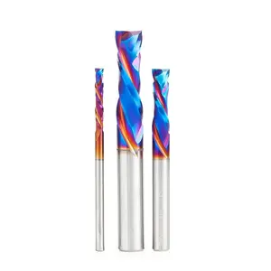 Amana Tool AMS-187-K 3-Piece CNC SC Spektra Coated Compression Spiral Router Bit Pack