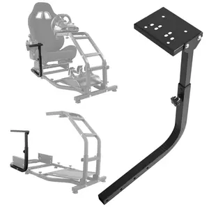 Supllueer Racing Shifter Mounting Bracket with Mounting Bolts Fits for Our Race Game Simulator Stand, 30MM Mounting Pipe,for Steering Wheel Stand