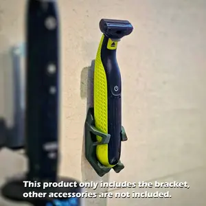 Wall-Mounted Razor Holder for Oneblade, Stylish and Practical Storage Solution, Easy Access, Connects Charging Cable, Bathroom Organizer