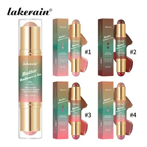 Butter Radiance Glow Stick, All-in-One Multi-Stick, High-Pigment Contour & Radiant Blush, Dual-Ended Creamy Butter for Face, Eyes & Lips, Silky Smooth Texture, Travel-Friendly Compact for On-the-Go Makeup