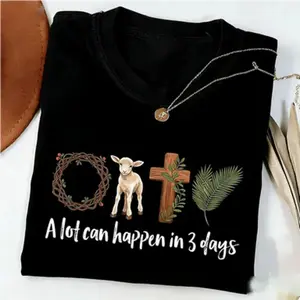 Significant Events Can Unfold in Three Days Religious Easter TShirt Celebrating the Resurrection Faith-Based Good Friday and Easter Shirt