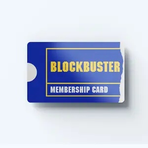 Blockbuster Debit/Credit Card Skin, Vinyl Sticker - High Quality