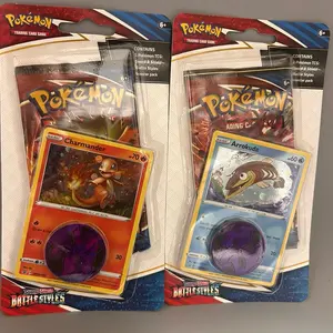 Pokemon TCG: Battle Styles Checklane Blister Charmander + Arrokuda