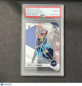 2020-21 Panini Mosiac #234 Udoka Azubuike AUTO 10 Signed Card PSA/DNA Encapsulat