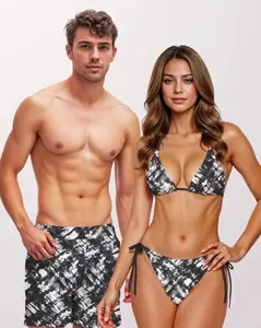 [Hot Summer] Matching Couple Swimsuits: Unique Patterns, Stylish - Swimwear for Honeymoons and Vacations