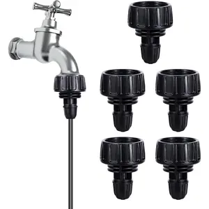 3/4'' to1/4'' Irrigation Hose Adapter, Drip Line to Faucet 3/4"Faucet Adapter to1/4" Irrigation tubing Drip Irrigation Hose Adapters, Garden Hose to 1/4 Tubing Adapter for Irrigation System