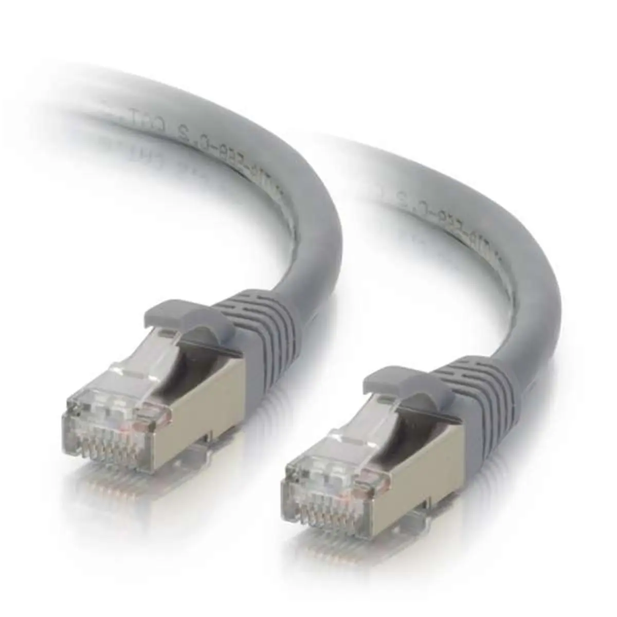 Cables To Go  2 ft. Cat6 Snagless Shielded-STP Ethernet Network Patch Cable - Gray