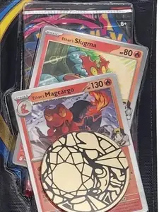 Pokemon Phantasmal Flames Premium Checklane Blister [Ethan's Magcargo] - ME02: Phantasmal Flames (PFL)