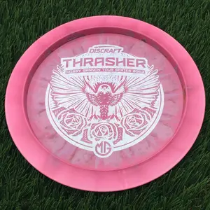 Discraft ESP Swirl Thrasher with Missy Gannon Tour Series 2023 Stamp - 171.5g - Hot Pink