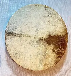 Terre Shaman drum round 16" 18" 20" with Buffalo skin, Frame Drum, handmade Native American Style drum