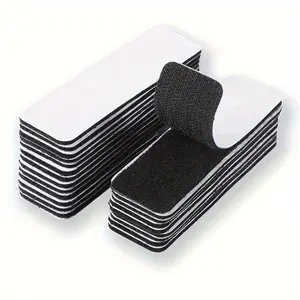 Velcro, high viscosity Double Sided Sticky Adhesive Invisible Velcro, suitable for home, office, car interior, shelving, cable management