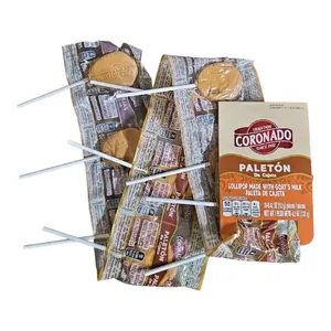 Coronado Paletas de cajeta Tira 10  Paletas 12g Each pop Net wt 4.2-oz