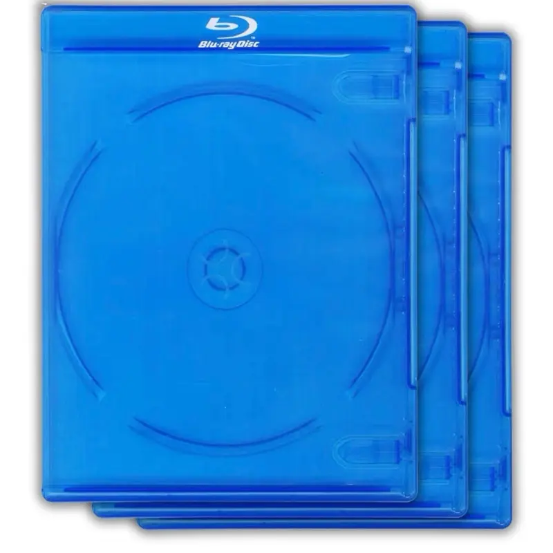 Original Single Blu Ray Cases 3 Pack Studio Quality 12MM Standard Size Disc Storage Cases for Collectors and Everyday Use