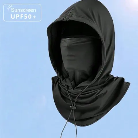 1pcs and 2pcs multifunctional sunshade balaclava hat, Cycling face cover, Face covering, full face mask, Windproof face mask, adjustable neckband scarf, outdoor cycling helmet hat, suitable for outdoor sports, Unisex