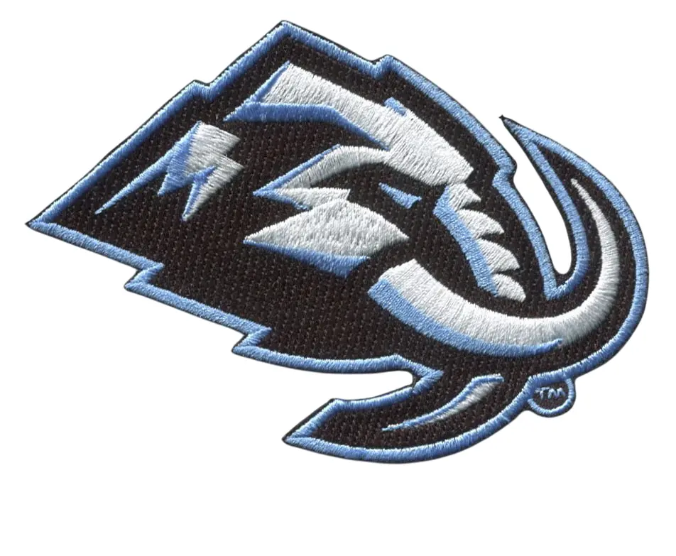 Officially licensed NHL® Utah Mammoth Main Logo 4. 25” Wide, 3. 26" Tall (Hook & Loop Patch - NOT Iron On)