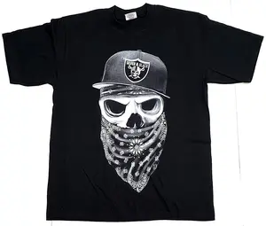 Raider Nation Silver Black Men's T-Shirt Raiders Chicana Sweatshirt, Comfort Colors, New Mexican Clothing - Menswear, Top