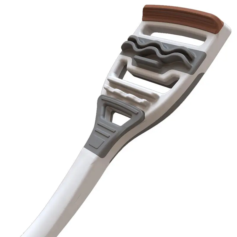 Dentemp Copper Clean Manual Tongue Cleaner, Plastic Ergonomic Design, Cleansing Tool for Freshening Breath