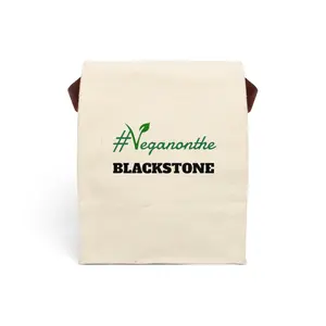 Canvas Lunch Bag With Strap