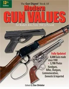 USED-Gun Digest Book Of Modern Gun Values: For Modern Arms form 1900 to Present by Shideler, Dan (Paperback)