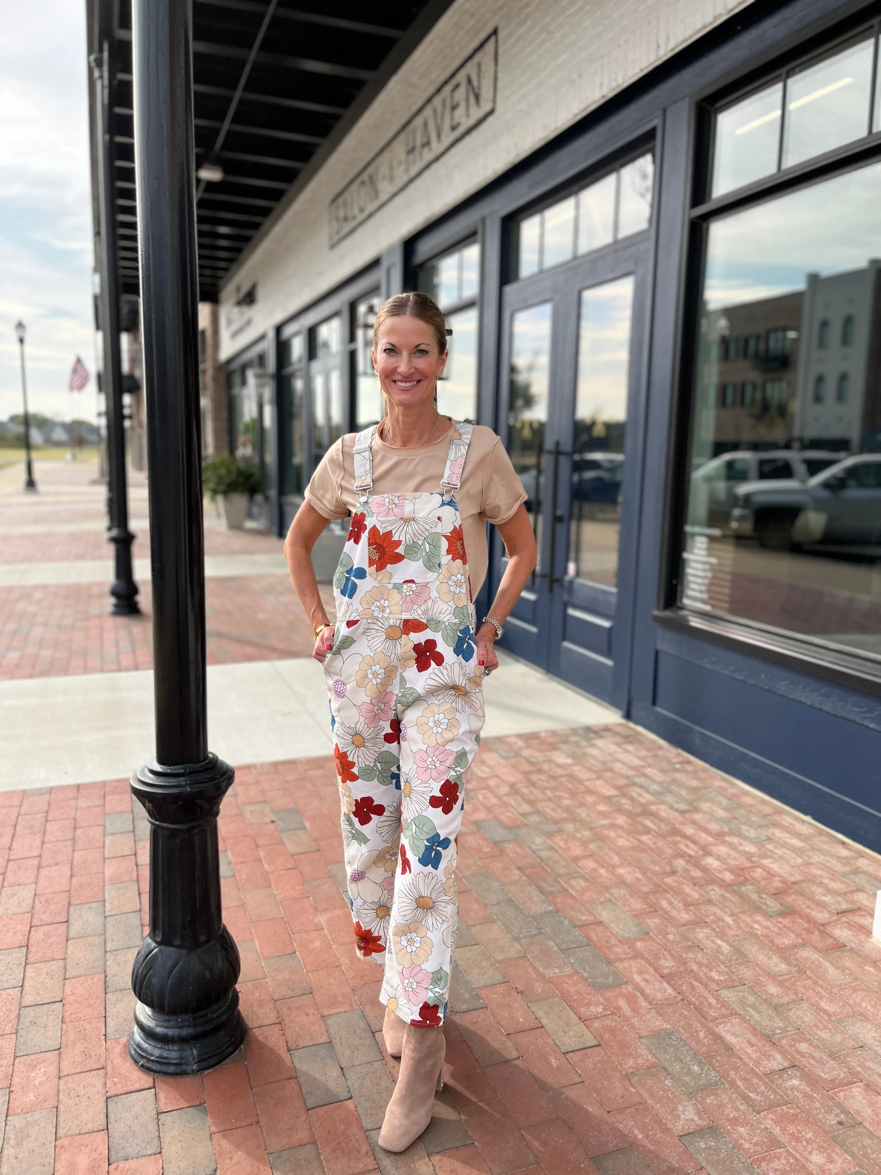 Storia | The Nicks Floral Overalls