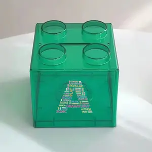 Large Capacity Square Storage Box for Coins, Durable Dustproof Organizer, Stackable Money Penny Bank, Perfect Holiday Memorial Gift