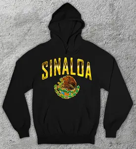 Gold State SINALOA Mexico Unisex Pullover Hoodie / T-Shirt. Limited Edition!