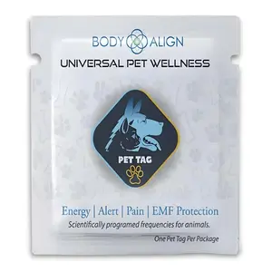 Body Align Pet Tag – Dog & Cat Collar Tag | Lightweight Pet ID Tag Alternative for Everyday Comfort | Easy Clip-On Design