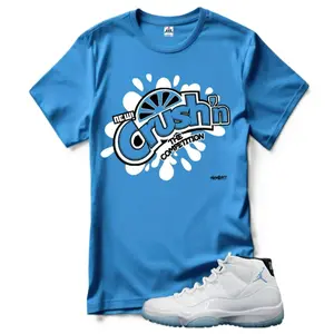 Shirt to match the Jordan 11 Legend Blue Columbia blue, Crush in Tee, 11 Legend Blue Outfit, Graphic Tees, Womenswear Top T-Shirt
