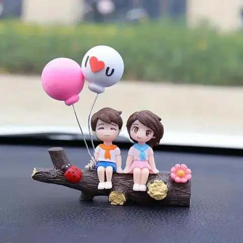 Cartoon Couple Design Car Decoration, Creative Car Interior Decoration, Automotive Ornaments, Fashion Car Accessories for Women & Men, Car Stuff, Car Decor for Girls, Teenage Girl Gifts