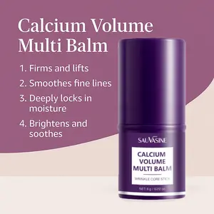 Calcium Volume Multi Balm, Collagen All-in-One Moisturing Stick, Collagen Boosting, Wrinkle Smoothing, Firming & Eye Hollow Plumping Eye Treatment,Hydrating, Anti-Aging & Travel Friendly , Anti-aging Skin Care Stick for Eyes, Neck, Face, 6g