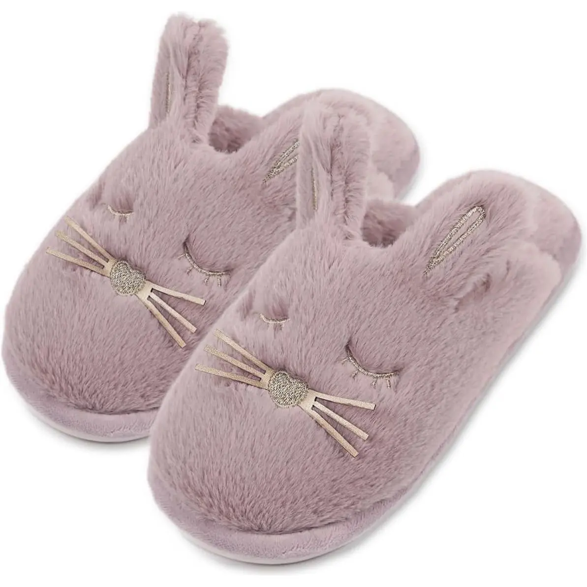 Women's Fuzzy Bunny House Gift Slippers