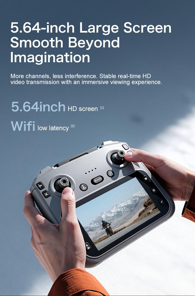 GT50 PRO Large Screen RC Drone with Brushless Motor, Foldable Design, 360° Flip, Multi-Directional Sensing, Smooth Flight Control, 3 Batteries Included, Camera Drone for Outdoor Fun, Beginners and Gift Choice GT50 PRO Large Screen RC Drone with Brushless Motor, Foldable Design, 360° Flip, Multi-Directional Sensing, Smooth Flight Control, 3 Batteries Included, Camera Drone for Outdoor Fun, Beginners and Gift Choice