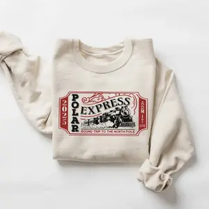 Believe Polar Express Shirt, Christmas Movie Shirt, The Polar Express Ticket Sweater